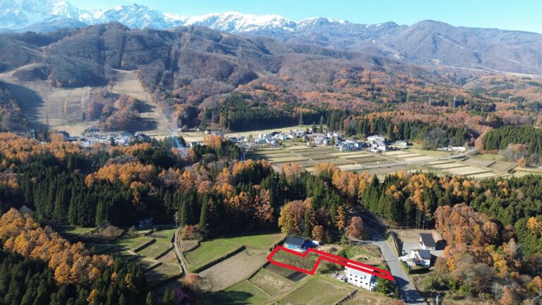 Wide view plot near Iwatake ski resort