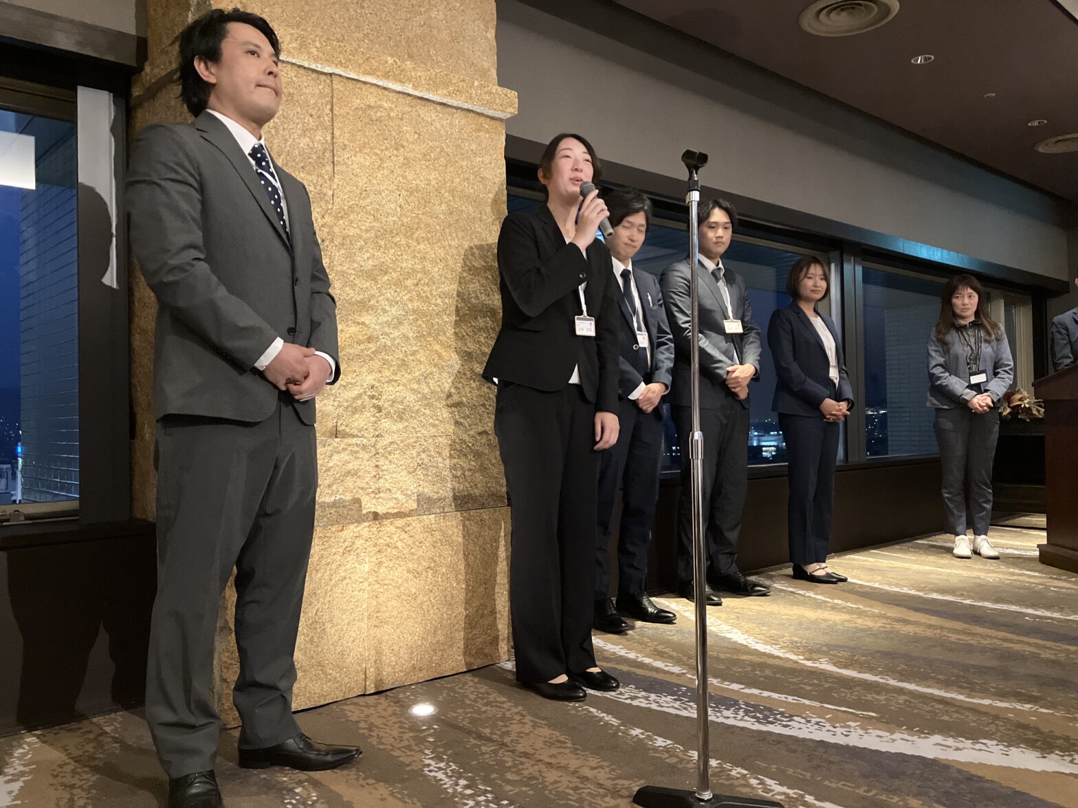 新入社員挨拶2